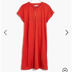 NWT Madewell 2X Henley tee dress